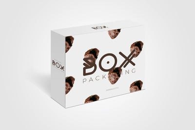 Empty White Box Packaging Mock Up