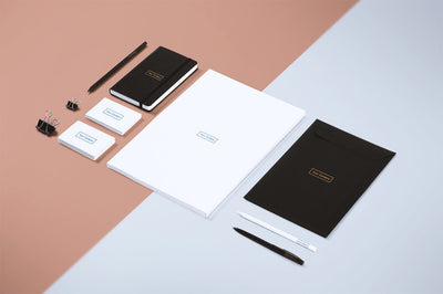 Multipurpose Branding Mockup Pack with Pen, Notebook and Business Cards
