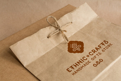 Ecology Craft Paper Packaging PSD Mockup