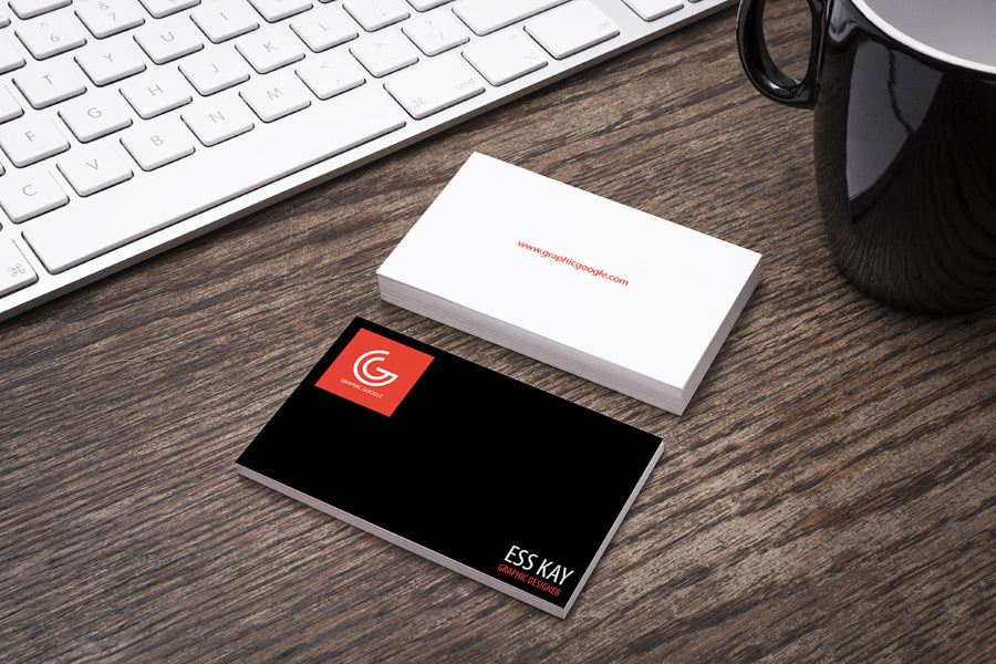 Designer Business Card Mockup