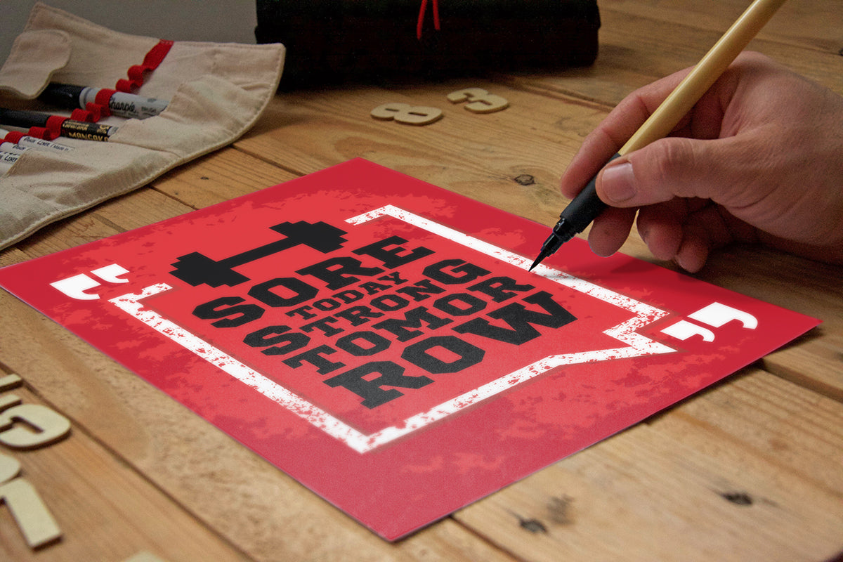 Handcrafted Poster or Flyer PSD Mockup