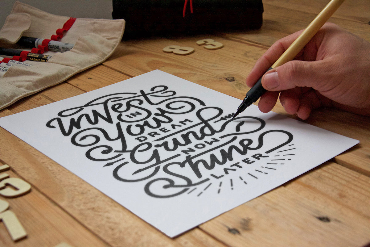 Handcrafted Poster or Flyer PSD Mockup