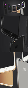 iPhone 7 UI Mockup Multiple Angles