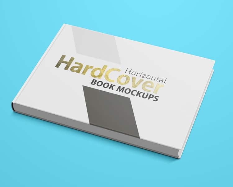 Landscape Hardcover Book Mockups