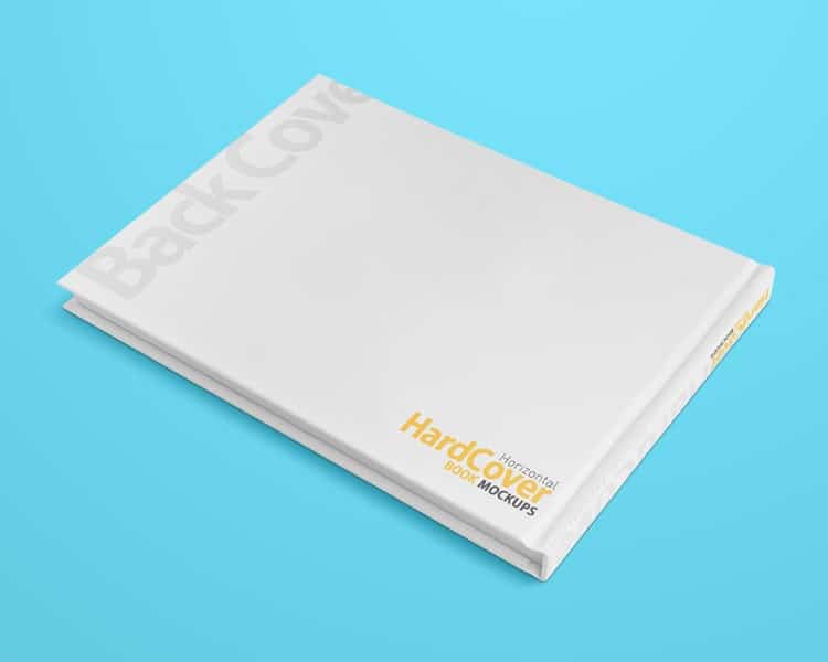 Landscape Hardcover Book Mockups