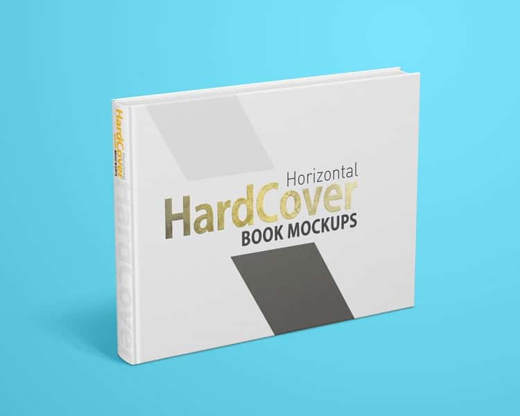 Landscape Hardcover Book Mockups