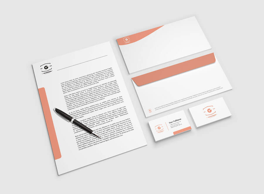 Clean Letterhead Mockup