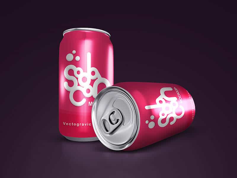 Cool Soda Can Mockups
