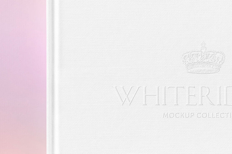 Perfect Square Book Mockup Top View