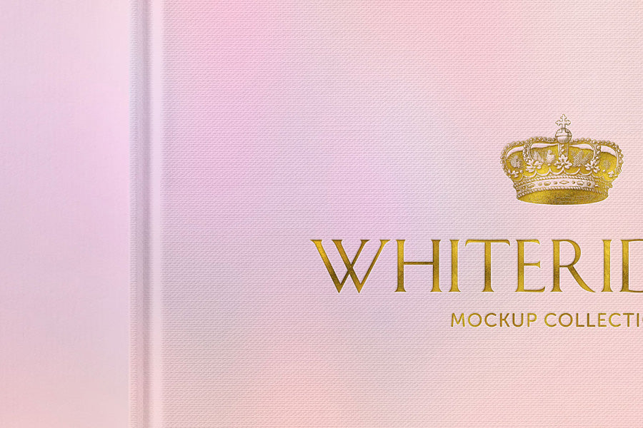 Perfect Square Book Mockup Top View