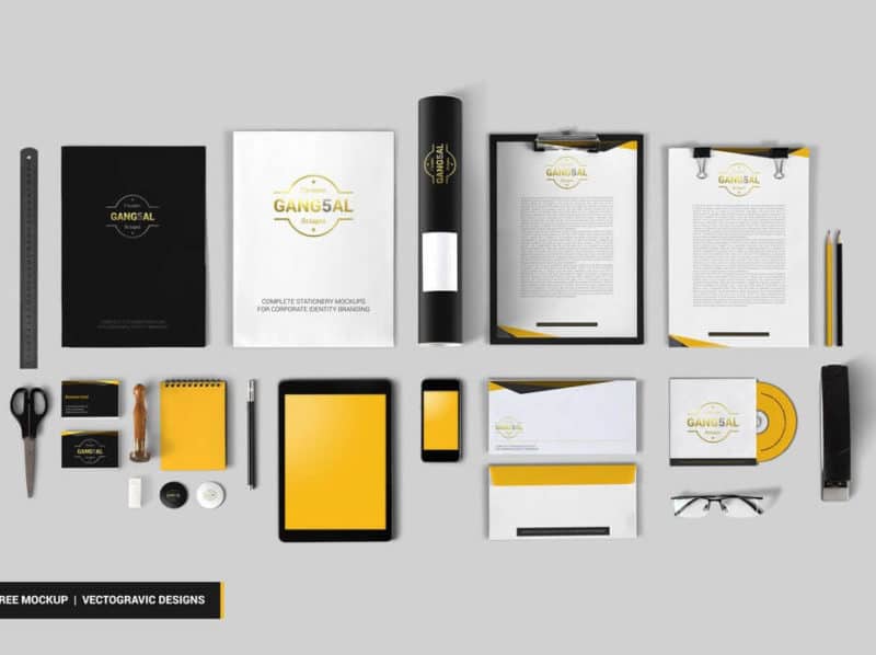 Mega Collection Stationery Mockups