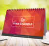 Table Calendar PSD Mockup
