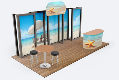 Tradeshow Booth Vector Style Mockups