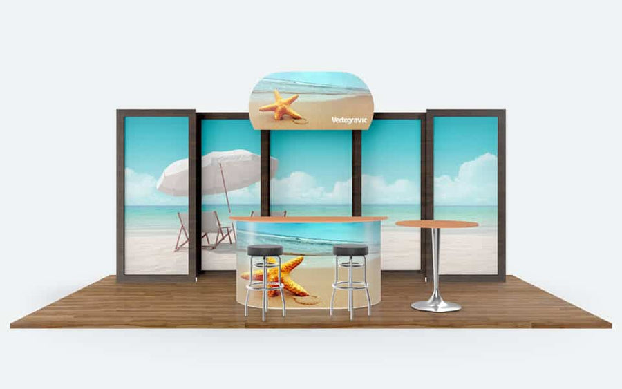 Tradeshow Booth Vector Style Mockups