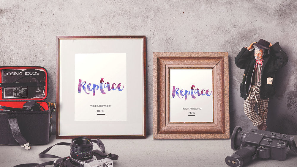 Artwork Showcase and Frame Generator Mockup Pack