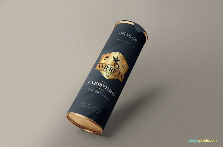 Stunning Cardboard Tube Mockup