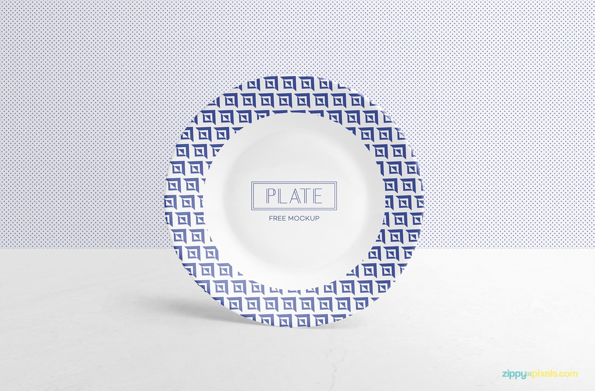 Ceramic Plate Mockup