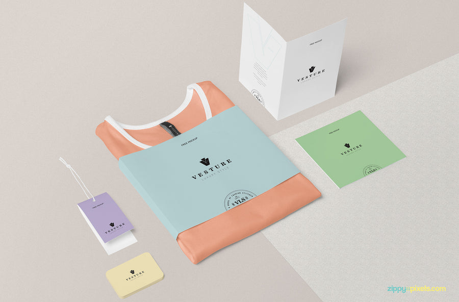 Fashion Branding Mockup Scene