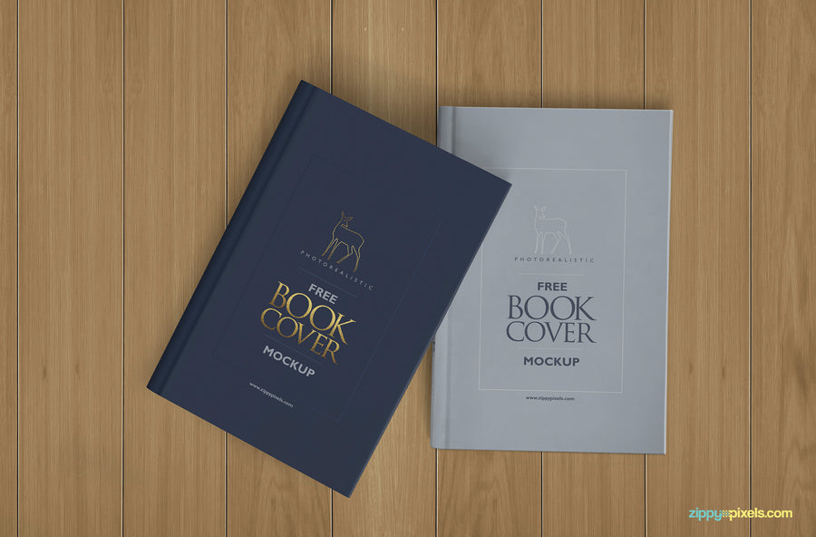 Photorealistic Hardcover Book Mockup