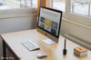 iMac Mockup Template Office Side View