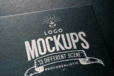 Collection of Hyper-Realistic Logo Mockups