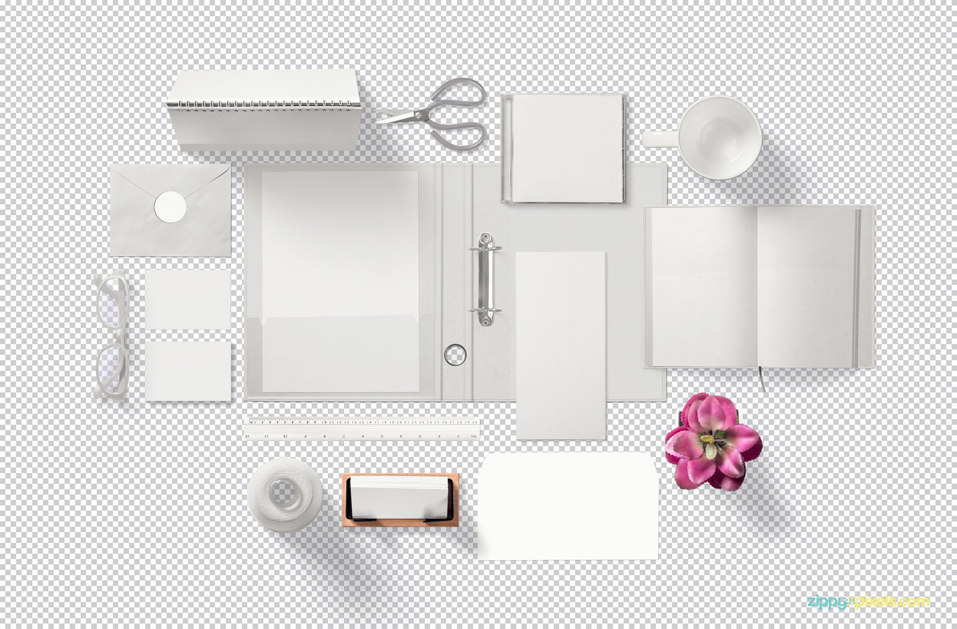Impressive Corporate Identity Mockup Scene