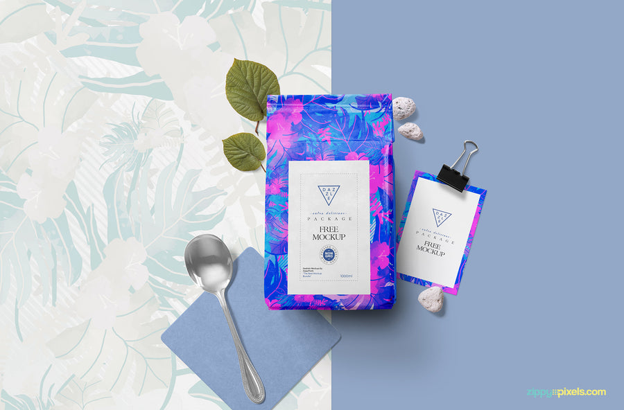 Packaging Pouch Mockup