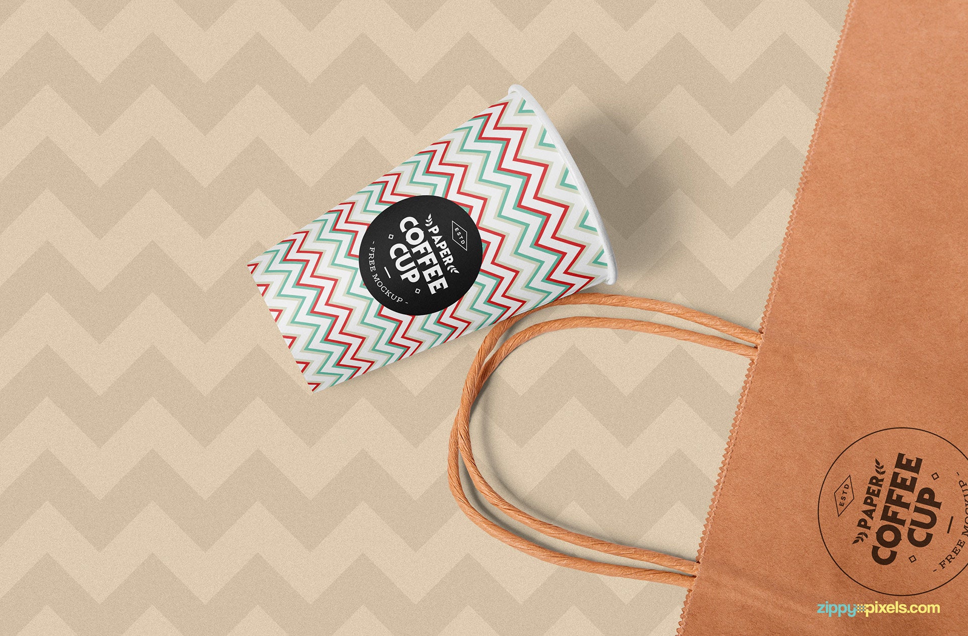 Paper Cup Mockup PSD