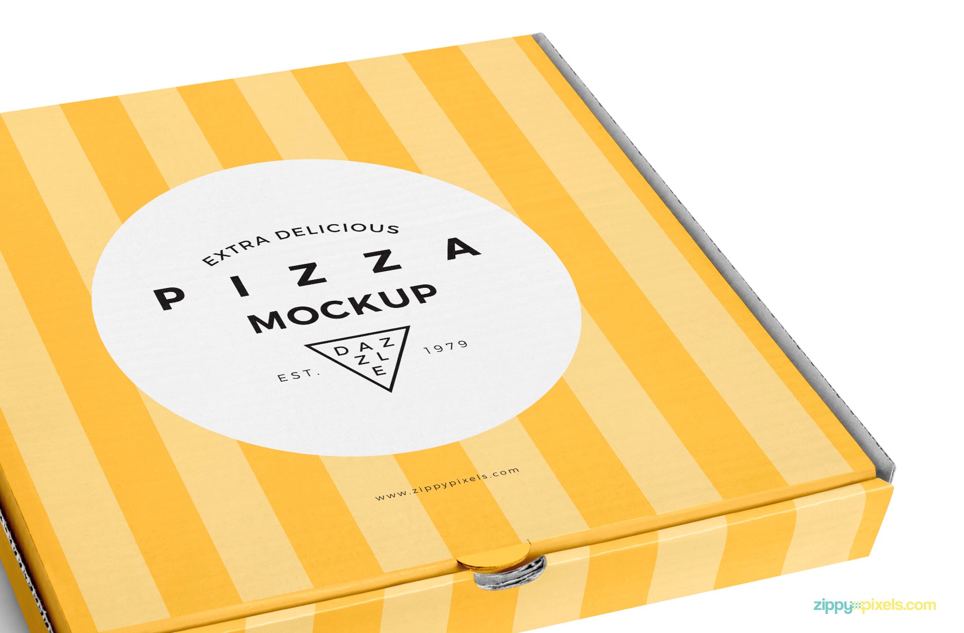 Delicious Pizza Box Mockup
