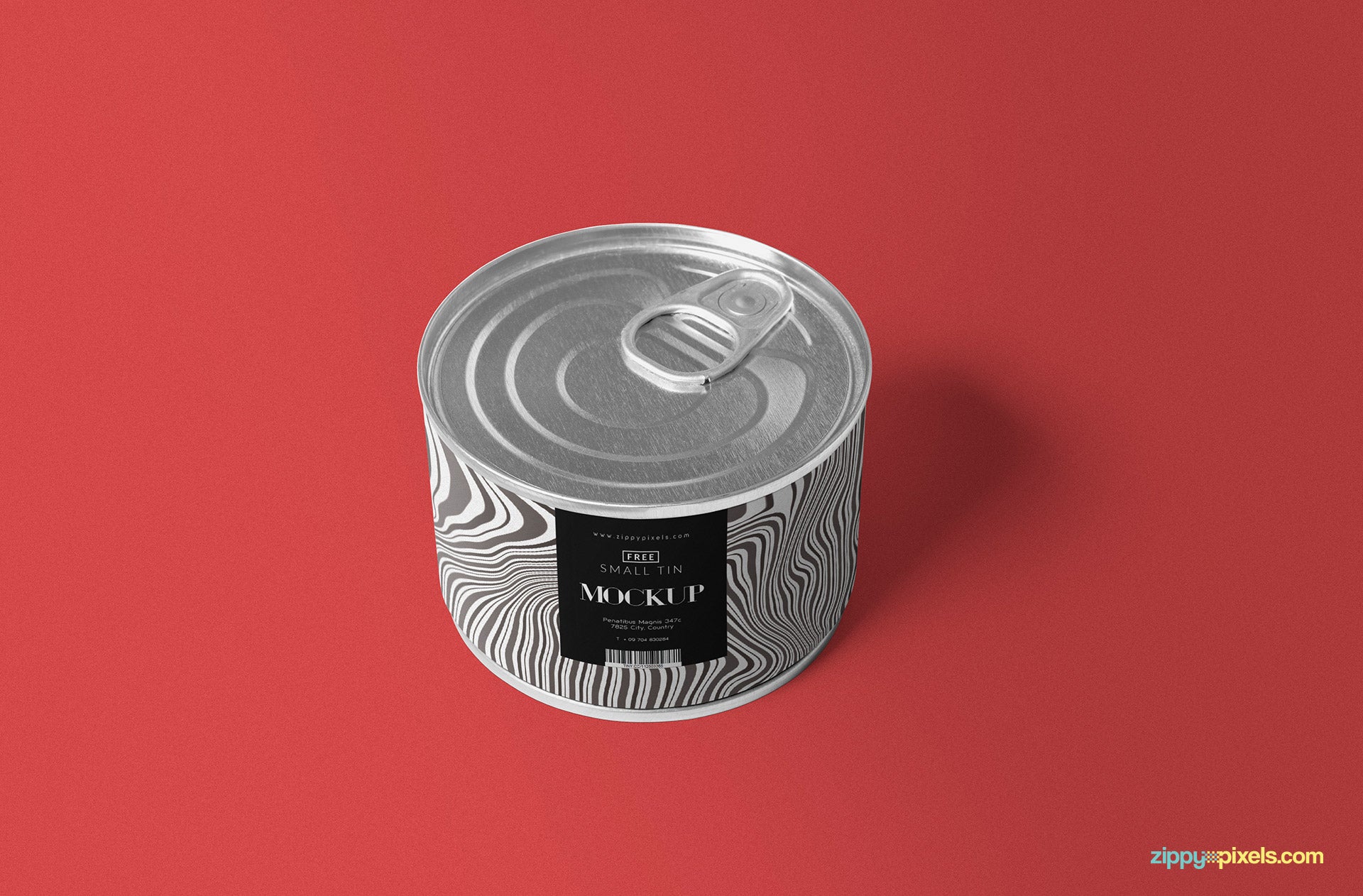 Round Tin Mockup