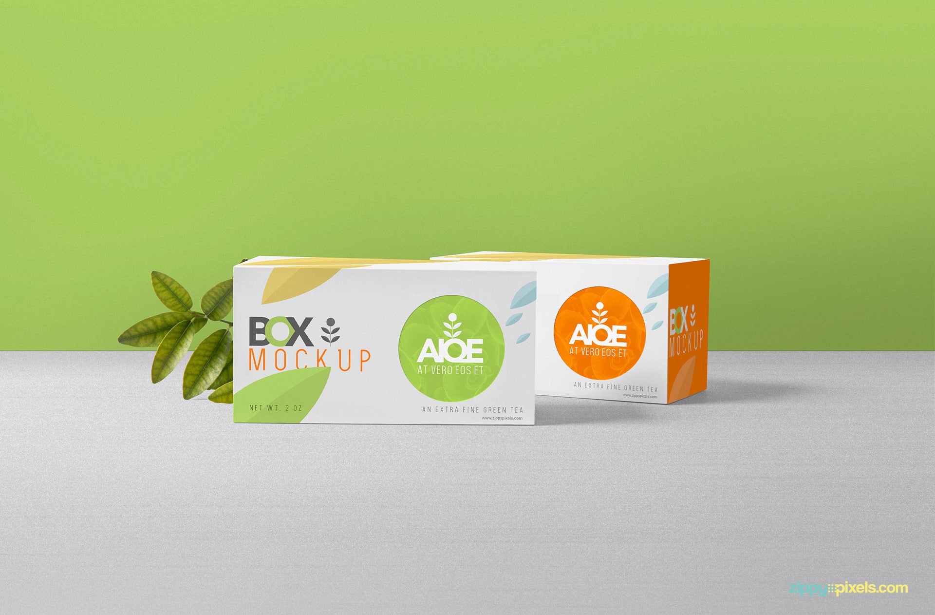 Wonderful Tea Packaging Mockup