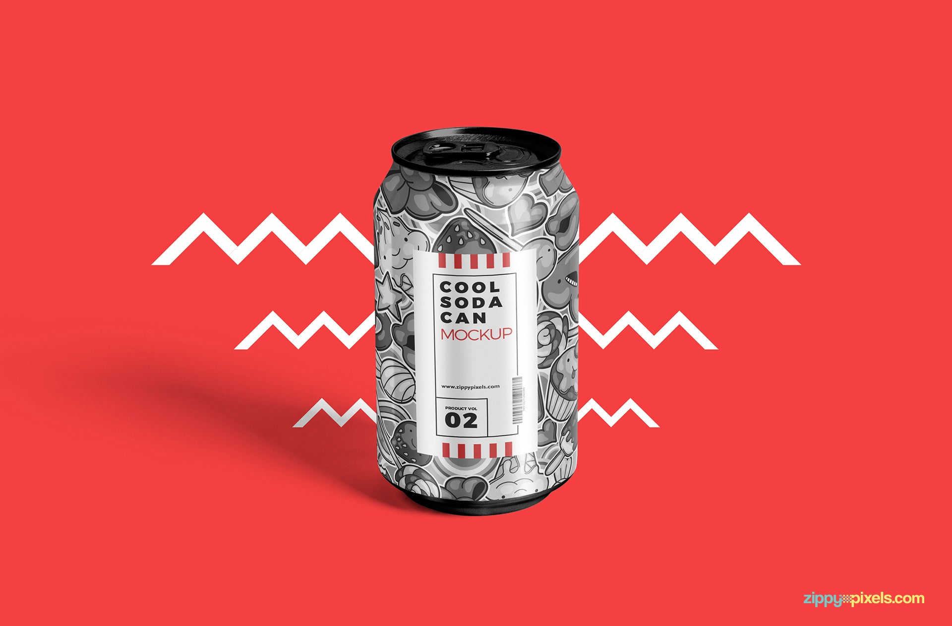 Tin Soda Can Mockup