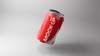 3D Soda Bottle Can Mockup PSD