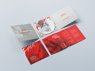 6-Panel Digipack Mockup CD/DVD Cover