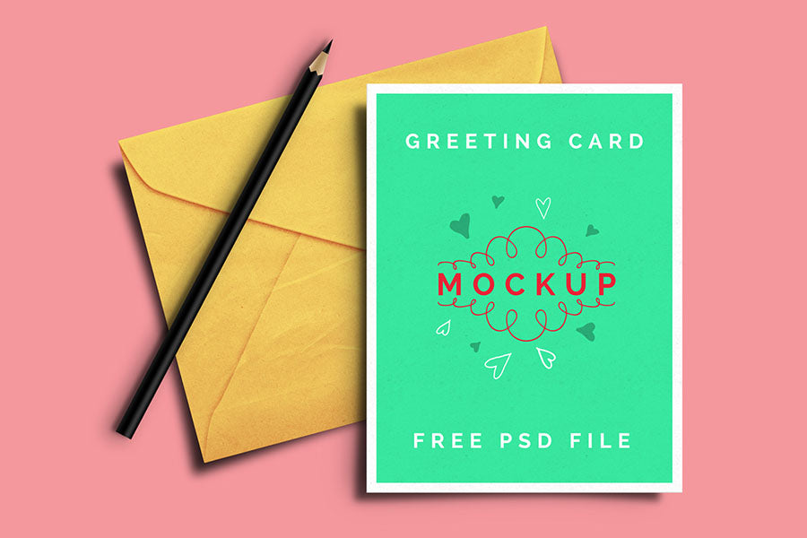 Greeting or Invitation Card Mockup