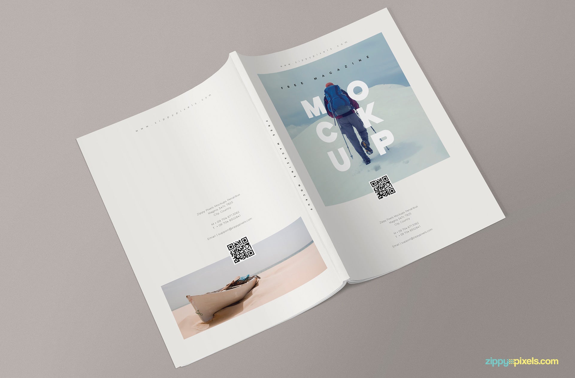 3 Magazine Mockup Design Templates