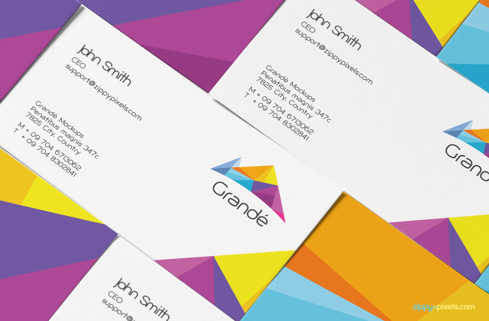 Stylish Personal Card Mockup