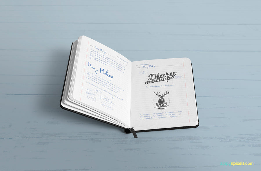 Open Diary Mockup