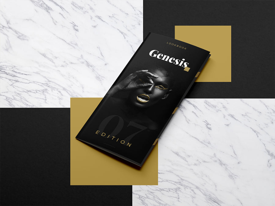 Fashion Trifold Mockup PSD Template