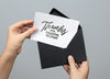Greeting Card PSD MockUp in Hand