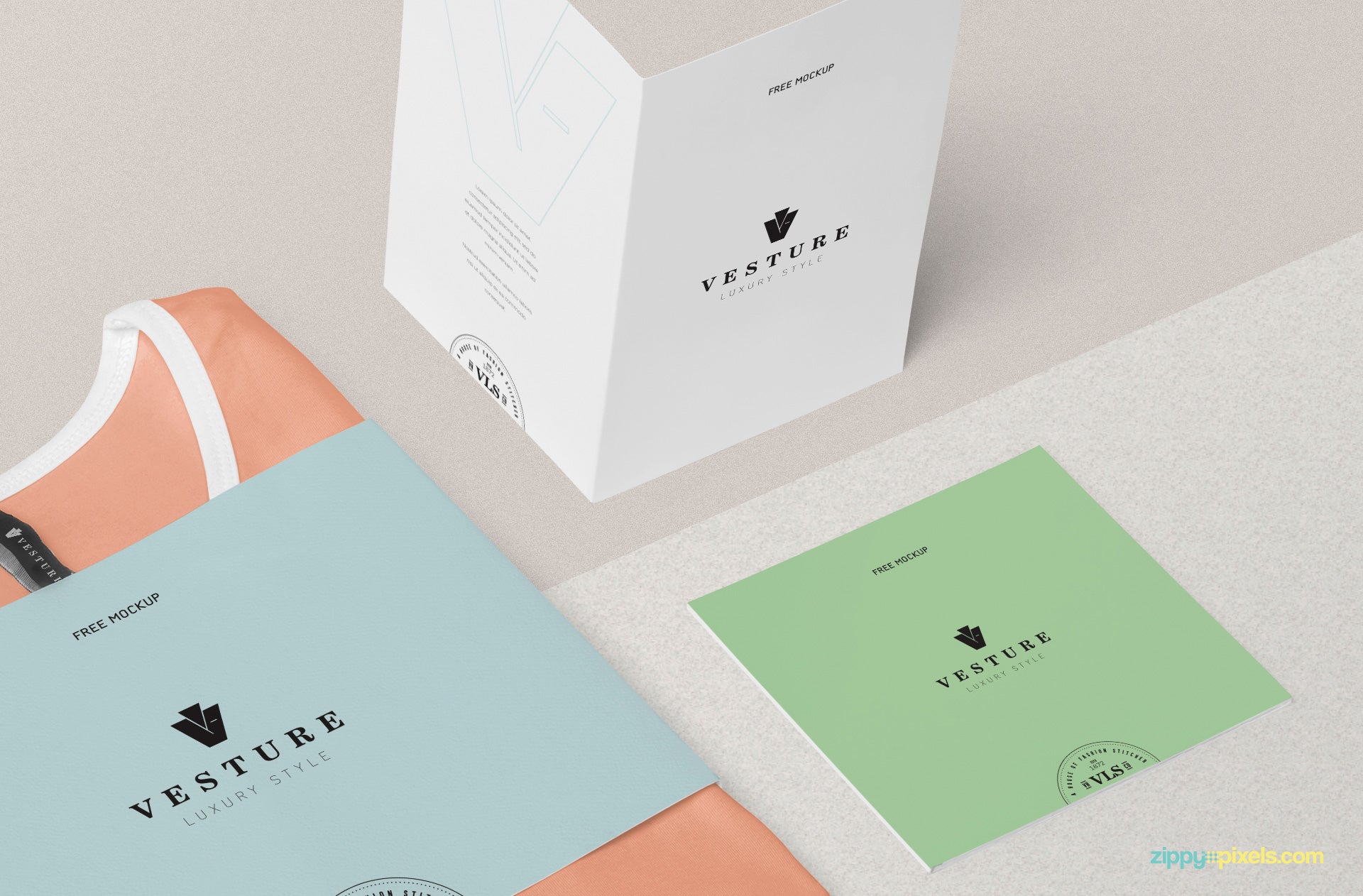 Fashion Branding Mockup Scene