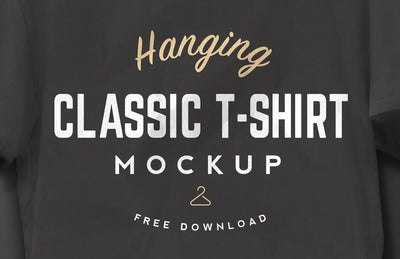 Hanging T-Shirt Mockup
