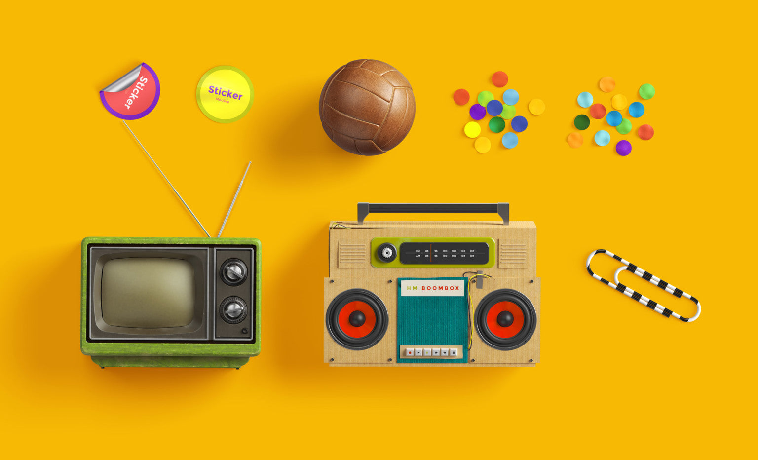 Amazing Header Image Scene Mockup