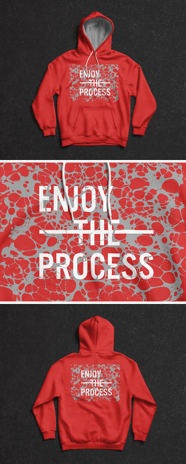 Red Hoodie MockUp PSD
