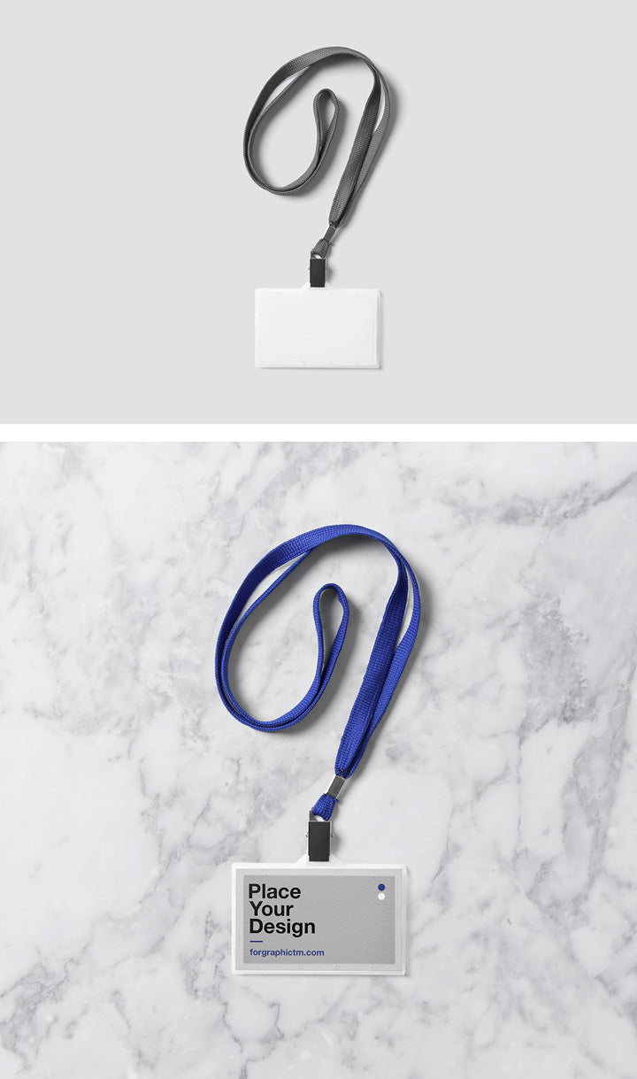 Business Id Card Holder Mock-Up