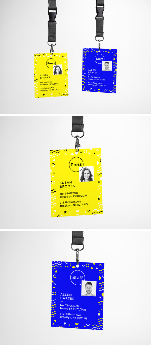 Business ID Card PSD MockUp