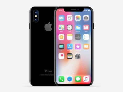 iPhone X Mockup in a Hand