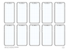 iPhone X Wireframe Mockup Template