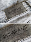 Close-up Jeans Logo Label Mockup