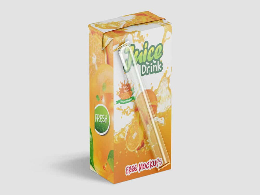 Juice Drink Packaging Mockups